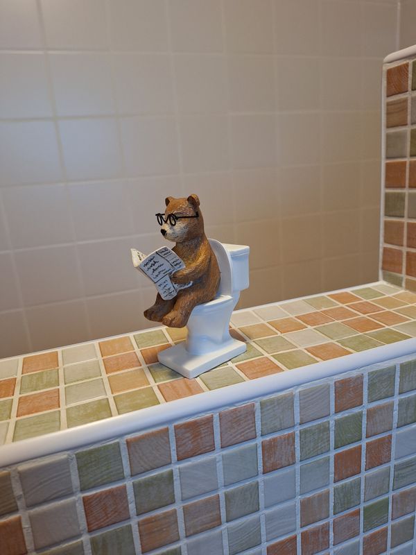  nie mehr allein im Badezimmer