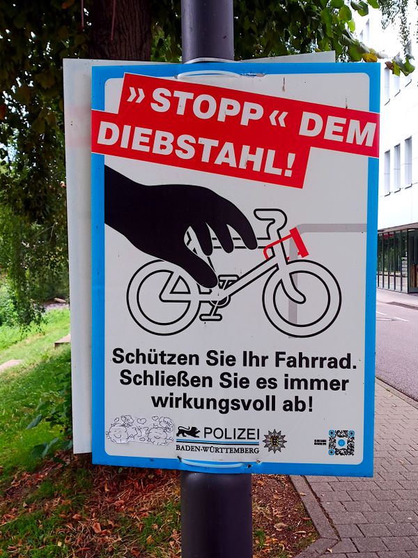  Stopp dem Diebstahl