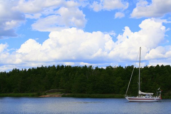  Am Kernkraftwerk Oskarshamn in Schweden